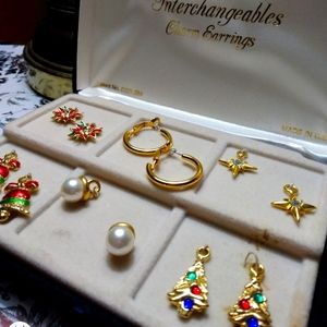 Interchangeable Christmas Earrings